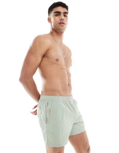 【送料無料】 リバーアイランド メンズ ハーフパンツ・ショーツ 水着 River Island swim shorts in light khaki KHAKI - LIGHT 【送料無料】 リバーアイランド メンズ ハーフパンツ・ショーツ 水着 River Island swim shorts in light khaki KHAKI - LIGHT