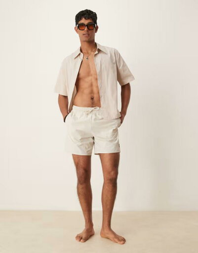 【送料無料】 ライルアンドスコット メンズ ハーフパンツ・ショーツ 水着 Lyle & Scott swim shorts in beige Cove 【送料無料】 ライルアンドスコット メンズ ハーフパンツ・ショーツ 水着 Lyle & Scott swim shorts in beige Cove