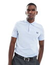 【送料無料】 フレッドペリー メンズ ポロシャツ トップス Fred Perry polo shirt in light blue LIGHT SMOKE/NA...