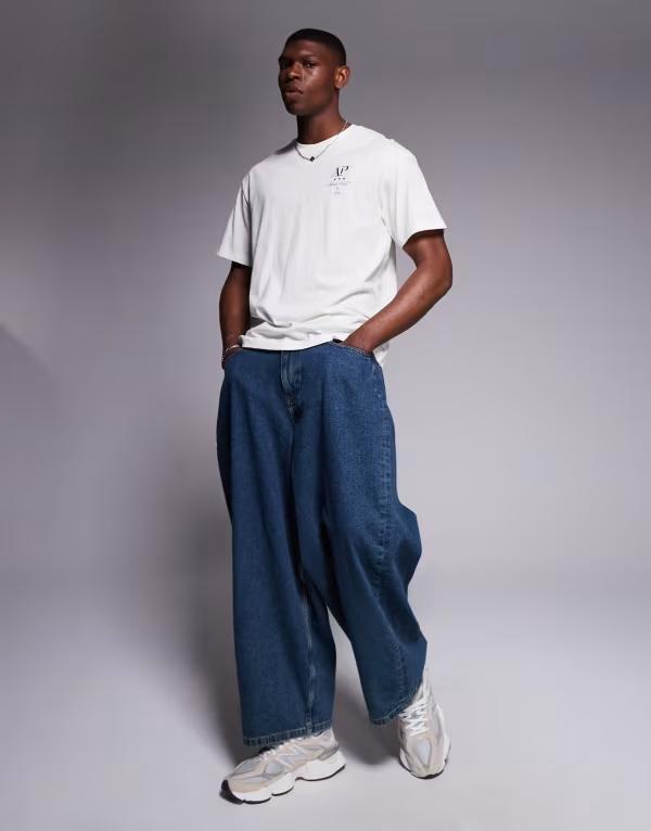 アダプト メンズ トップス Tシャツ プリント シャツ ADPT oversized t-shirt with back print Egret オフホワイト