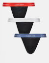 【送料無料】 カルバンクライン メンズ ブリーフパンツ アンダーウェア Calvin Klein Icon Cotton Stretch 3 pack thon...