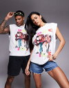 【送料無料】 エイソス レディース ベスト トップス ASOS DESIGN unisex boxy oversized tank top with The S...