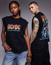 【送料無料】 エイソス レディース ベスト トップス ASOS DESIGN unisex boxy oversized licensed tank top w...