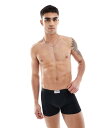 【送料無料】 エイソス メンズ トランクス アンダーウェア ASOS DESIGN trunks in black Black