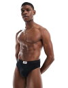 【送料無料】 エイソス メンズ ブリーフパンツ アンダーウェア ASOS DESIGN brief in black Black