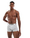 【送料無料】 コットンオン メンズ トランクス アンダーウェア Cotton On cotton boxer briefs in gray Gray