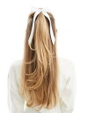 【送料無料】 エイソス レディース ヘアアクセサリー アクセサリー ASOS DESIGN hairband with bow detail in white ...