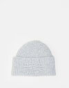 【送料無料】 ザ クチュール クラブ レディース 帽子 アクセサリー The Couture Club emblem knit beanie in heather gray Gray