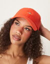 【送料無料】 ガント レディース 帽子 アクセサリー GANT shield logo cotton twill baseball cap in red Orange Red