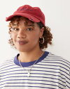 【送料無料】 コルージョン レディース 帽子 アクセサリー COLLUSION Logo distress cap in red RED