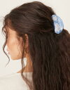 【送料無料】 エイソス レディース ヘアアクセサリー アクセサリー ASOS DESIGN hair claw with cloud details in bl...