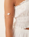 【送料無料】 エイソス レディース ブレスレット・バングル・アンクレット アクセサリー ASOS DESIGN wraparound arm cuff with...