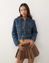 【送料無料】 デウス エクス マキナ レディース ジャケット・ブルゾン アウター Deus Ex Machina marla reversible denim jacket in blue Blue