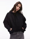 【送料無料】 オールセインツ レディース パーカー・スウェット アウター Allsaints stacks talon hoodie in black blac...