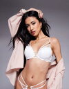【送料無料】 アンサマーズ レディース ブラジャー アンダーウェア Ann Summers Lovers Lace padded plunge bra in white WHITE