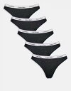 【送料無料】 カルバンクライン レディース ブリーフパンツ アンダーウェア Calvin Klein Modern Logo 5 pack bikini bri...