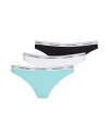 【送料無料】 カルバンクライン レディース ブリーフパンツ アンダーウェア Calvin Klein Modern Logo 3 pack bikini bri...