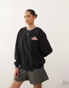 【送料無料】 デウス エクス マキナ レディース パーカー・スウェット アウター Deus Ex Machina singer sweatshirt in black Black