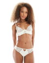 【送料無料】 ドリーナ レディース ブリーフパンツ アンダーウェア Dorina Kikky lace thong in ivory IVORY
