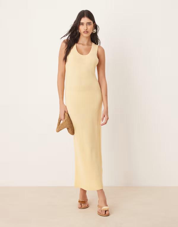 【送料無料】 エイソス レディース ワンピース トップス ASOS DESIGN knit scoo