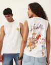 【送料無料】 エイソス レディース ベスト トップス ASOS DESIGN Disney Pixar unisex oversized tank top wi...