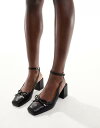 【送料無料】 レイド レディース ヒール シューズ RAID Emilia ballet low block heels shoes in black BLAC...