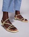【送料無料】 パブリックデザイア レディース サンダル シューズ Public Desire Glint strappy barely there sandals in yellow Yellow