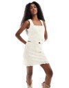 【送料無料】 エイソス レディース スカート ボトムス ASOS DESIGN mixed sequin mini skirt in white white