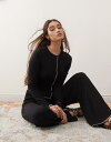 【送料無料】 ミスセルフフリッジ レディース カーディガン アウター Miss Selfridge blanket stitch jersey cardigan...