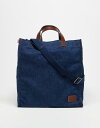 【送料無料】 リーバイス レディース トートバッグ バッグ Levi's heritage leather trim denim tote in dark wa...