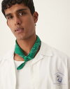 【送料無料】 エイソス メンズ マフラー・ストール・スカーフ アクセサリー ASOS DESIGN paisley print bandana in dark green GREEN