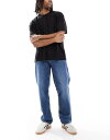 【送料無料】 リー メンズ デニムパンツ ボトムス Lee Haden straight fit jeans in midwash blue CRUISE CONTROL