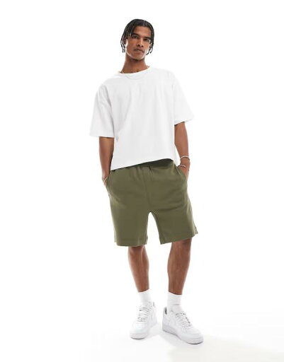 【送料無料】 ボス オレンジ メンズ ハーフパンツ・ショーツ ボトムス BOSS Orange sweat shorts in green Open Green 【送料無料】 ボス オレンジ メンズ ハーフパンツ・ショーツ ボトムス BOSS Orange sweat shorts in green Open Green