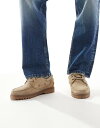 【送料無料】 ジャック アンド ジョーンズ メンズ デッキシューズ シューズ Jack & Jones suede boat shoes in beige Pl...