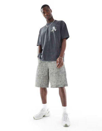 【送料無料】 エイソス メンズ ハーフパンツ・ショーツ ボトムス ASOS DESIGN long length shorts in camo Multi 【送料無料】 エイソス メンズ ハーフパンツ・ショーツ ボトムス ASOS DESIGN long length shorts in camo Multi