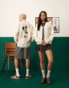 【送料無料】 エイソス メンズ カーディガン アウター ASOS DESIGN Disney Unisex oversized cream cardigan with Mickey Mouse embroidered print Shortbread