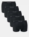 【送料無料】 カルバンクライン メンズ トランクス アンダーウェア Calvin Klein Icon Cotton Stretch 5 pack boxer ...