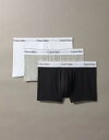 【送料無料】 カルバンクライン メンズ トランクス アンダーウェア Calvin Klein Icon Cotton Stretch 3 pack low rise briefs in white gray black Multi