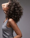 【送料無料】 トップショップ レディース ベスト トップス Topshop linen scoop neck tank top in gray Gray