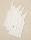 【送料無料】 カルバンクライン レディース ベスト トップス Calvin Klein 3-pack scoop neck tank top in white ...