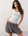 【送料無料】 コルージョン レディース ベスト トップス COLLUSION elevated double layer cami top Gray Heath...