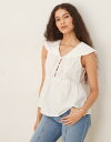 【送料無料】 ノーバディーズ チャイルド レディース ベスト トップス Nobody's Child Claudia tie-detail collared t...