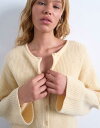 【送料無料】 トップショップ レディース カーディガン アウター Topshop easy rib knit relaxed cardigan in butte...