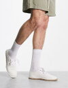 【送料無料】 エイソス メンズ サンダル シューズ ASOS DESIGN lace up espadrilles in white textured canv...