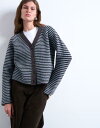 【送料無料】 トップショップ レディース カーディガン アウター Topshop knit striped cardigan in blue Blue