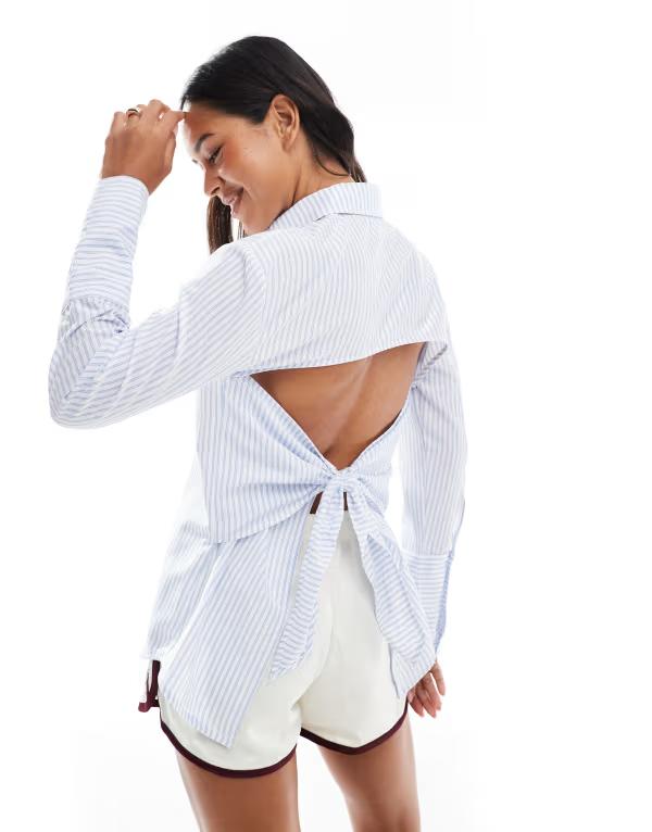 ■トップスサイズ サイズ | バスト(cm) | ウェスト(cm) XS(2) | 約83-84cm | 約63cm S(4-6) | 約87-89cm | 約66cm M(8-10) | 約91-93cm | 約71cm L(12-14)| 約96-99cm | 約76cm XL(16-18)| 約101-104cm | 約81cm ■ブランド ASOS DESIGN (エイソス)■商品名 ASOS DESIGN tie back oversized shirt in stripe■商品は海外よりお取り寄せの商品となりますので、お届けまで10日-3週間前後お時間頂いております。 ■ブランド・商品・デザインによって大きな差異がある場合があります。 ■あくまで平均的なサイズ表ですので「目安」として参考にしてください。 ■お届けの商品は1枚目のお写真となります。色展開がある場合、2枚目以降は参考画像となる場合がございます。 ■只今、一部を除くすべて商品につきまして、期間限定で送料無料となります。 ※沖縄・離島・一部地域は追加送料(3,300円)が掛かります。