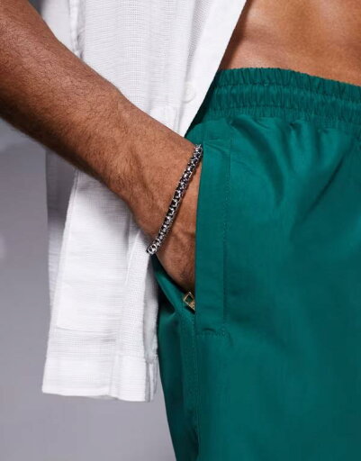 【送料無料】 ザ クチュール クラブ メンズ ハーフパンツ・ショーツ 水着 The Couture Club reactive emblem swim shorts in green GREEN