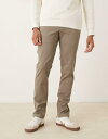 【送料無料】 マンゴ メンズ カジュアルパンツ ボトムス Mango cotton slim fit pants in gray Gray