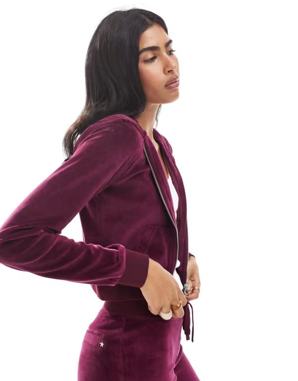 コットンオン レディース アウター パーカー・スウェット パーカー Cotton On velour zip up hoodie in..