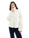 【送料無料】 オンリー レディース ジャケット・ブルゾン アウター ONLY slouchy teddy jacket in white WHITE